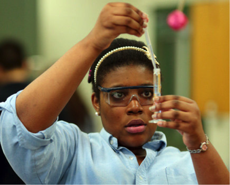Students at LCS can take additional classes in many subject such as chemistry and biology.