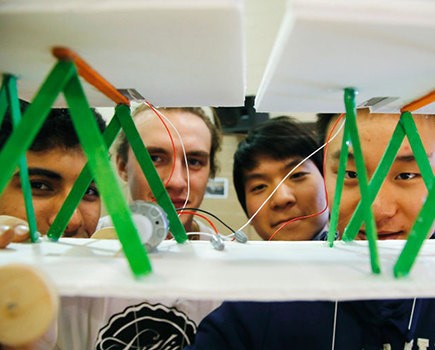 LCS students create advanced robotics projects for an engineering competition
