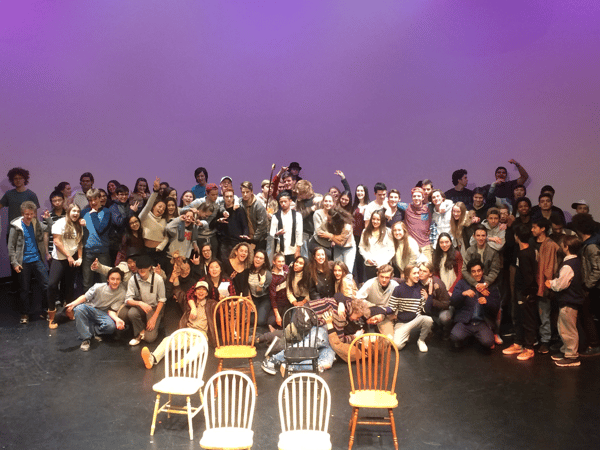 The LCS drama students who teamed-up to test their skills while participating in the 24-Hour project
